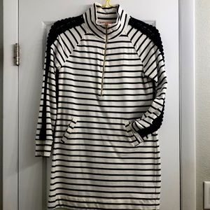 LillyPulitzer ,size medium, cream, and navy dress